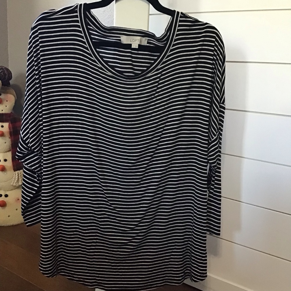 Loft striped top
